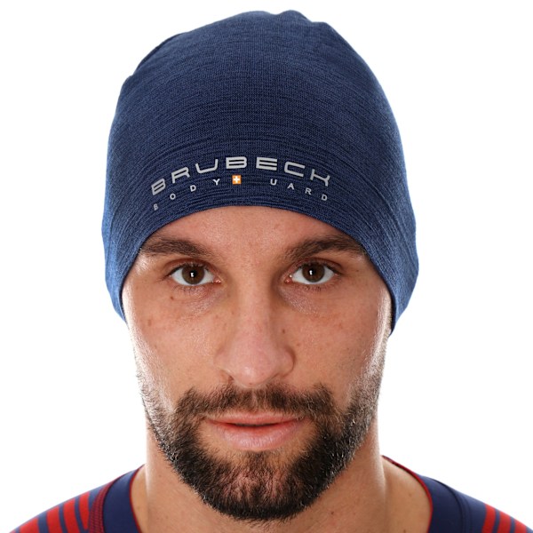 Termoaktiv Mössa Brubeck Extreme Wool Merinoull UNISEX Marinblå M
