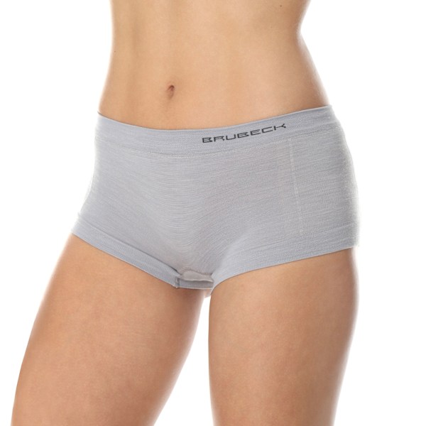 Boxershorts för kvinnor BRUBECK COMFORT WOOL Thermoaktiva trosor MERINOULL Ask M