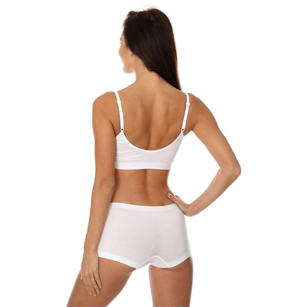 Sömlös behå BRUBECK COMFORT COTTON Termoaktiv BH Vit, Beige, Svart Vit 80C