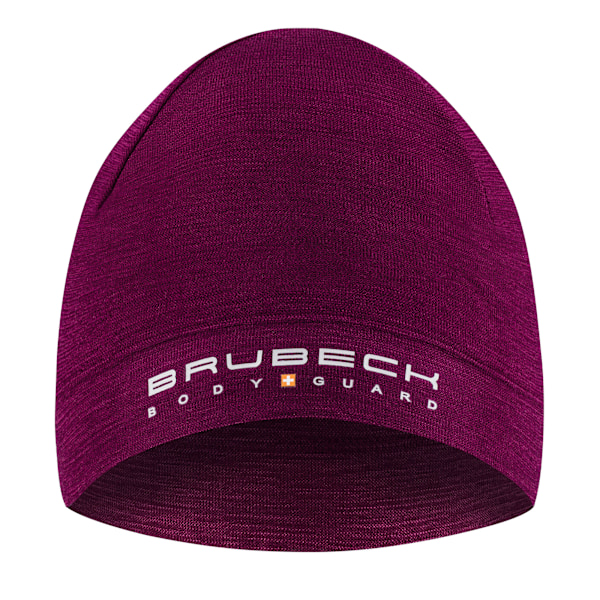 Termoaktiv Mössa Brubeck Extreme Wool Merinoull UNISEX Plommon M