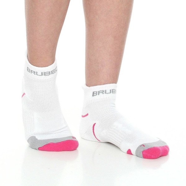 Löparstrumpor för damer Brubeck Running Light thermoactive Vit 36-38