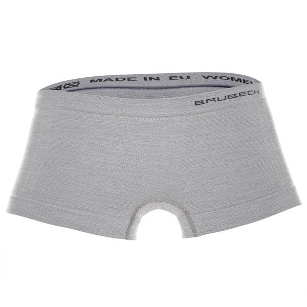 Boxershorts för kvinnor BRUBECK COMFORT WOOL Thermoaktiva trosor MERINOULL Ask L
