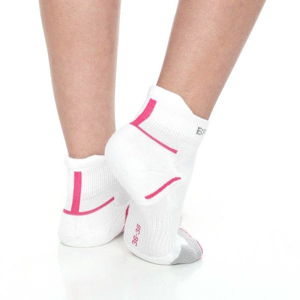 Löparstrumpor för damer Brubeck Running Light thermoactive Vit S