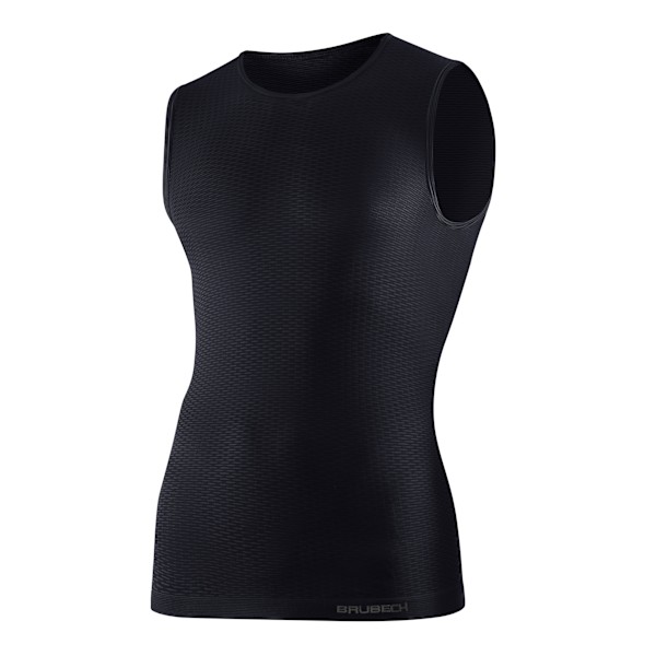 Linnen Brubeck BASE LAYER Termoaktiv Ärmlös T-shirt UNISEX Grafit M