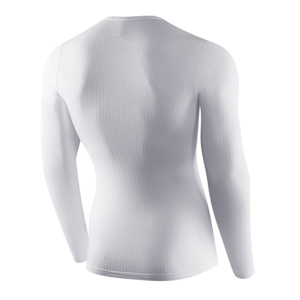 Långärmad termisk T-shirt Brubeck Base Layer UNISEX Vit S