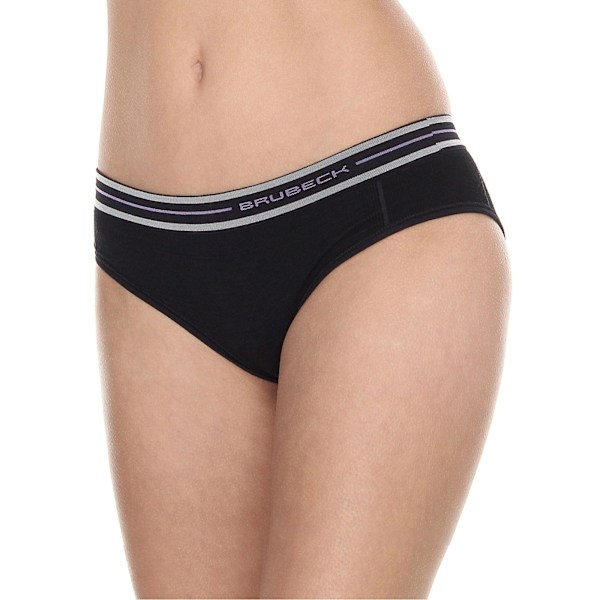Dam trosor Hipster Brubeck ACTIVE WOOL Merinoull Svart M