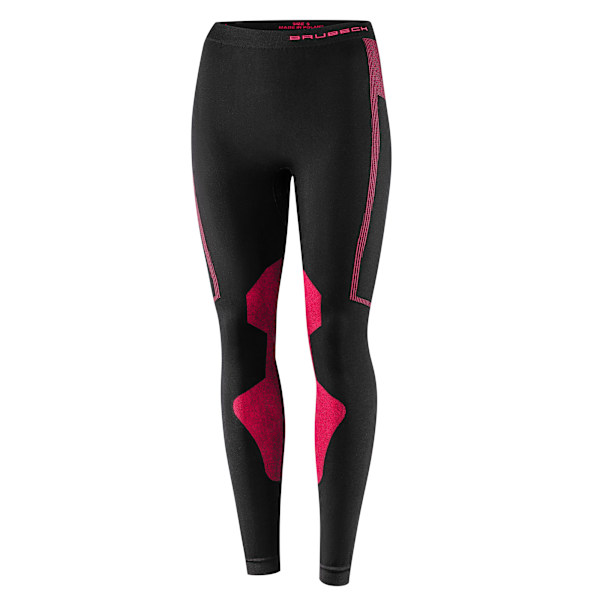 Dambyxor Brubeck DRY Leggings Termoaktiva underkläder Svart-fuchsia S