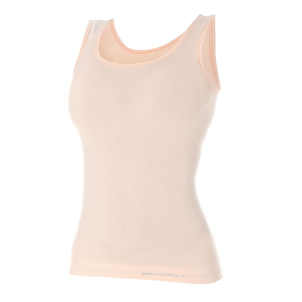 Linnen för kvinnor BRUBECK COMFORT WOOL Termoaktiv Ärmlös T-shirt MERINOULL Hud M