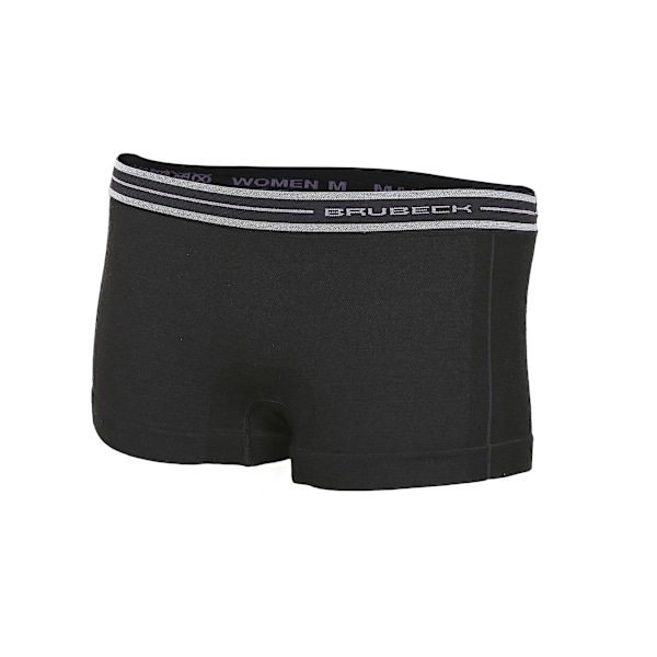 Dam boxershorts Brubeck ACTIVE WOOL Termoaktiva trosor Merinoull Svart S