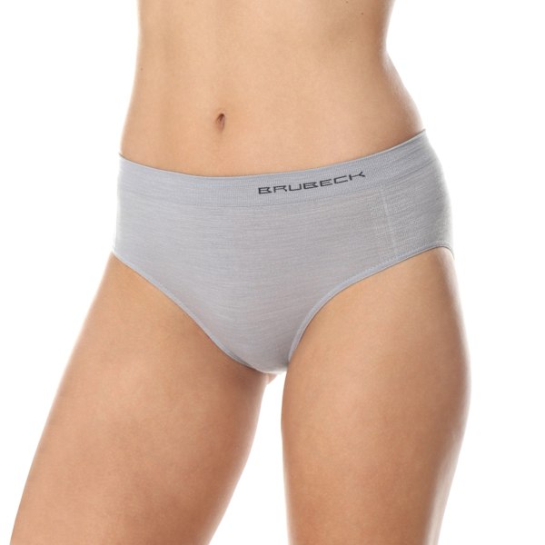 Hipster trosor för kvinnor Classic BRUBECK COMFORT WOOL Termoaktiva MERINOULL Ask L