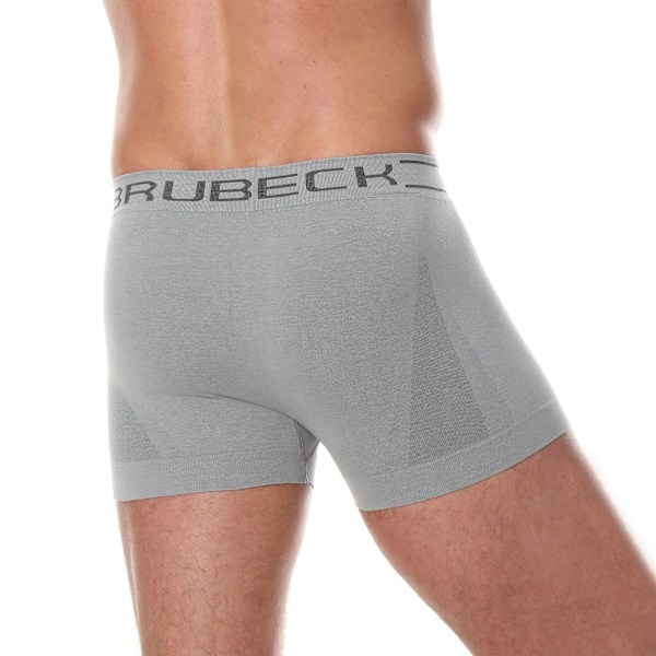 Boxershorts för män BRUBECK COMFORT COTTON Termoaktiva underkläder  Olika Storlekar och Färger Grå M