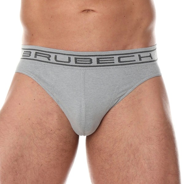 Trosor för män BRUBECK COMFORT COTTON Termoaktiva underkläder Olika Storlekar och Färger Grå M
