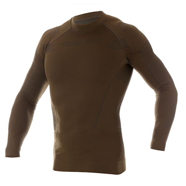 Sweatshirt för män Brubeck RANGER THERMO termoaktiv T-shirt för skogen khaki XL