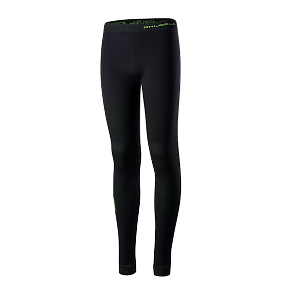 Termoaktiva underkläder för barn BRUBECK DRY Junior Fotbollsset med mössa Svart-neon 152/158