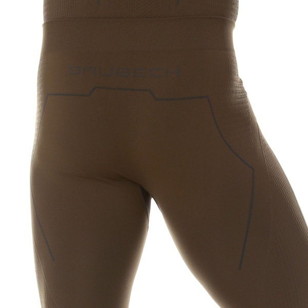 Byxor för herrar Brubeck RANGER THERMO Långa termoaktiva leggings för skogen khaki M