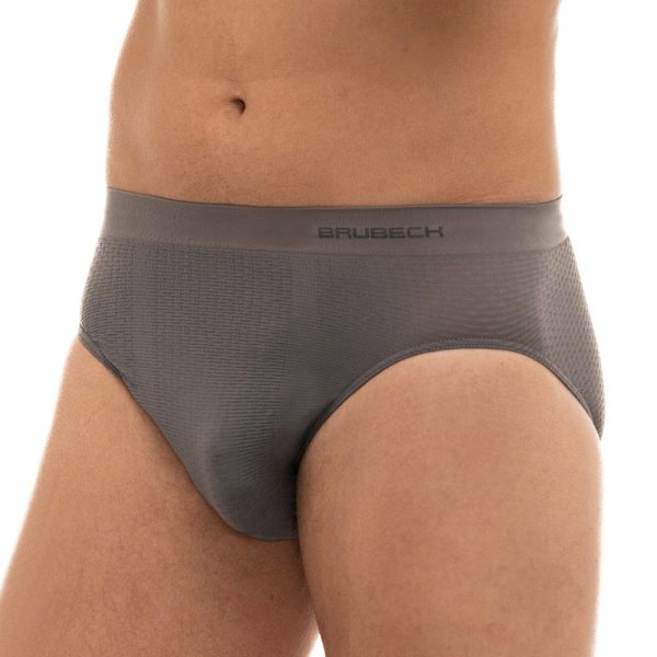 Trosor för män Brubeck BASE LAYER Thermoaktiva underkläder Grå M