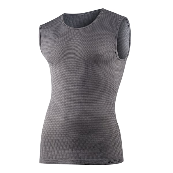 Linnen Brubeck BASE LAYER Termoaktiv Ärmlös T-shirt UNISEX Grå S