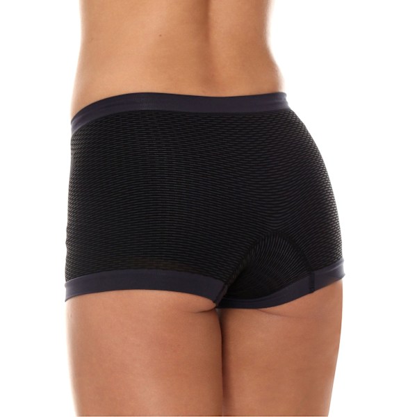 Dam Boxershorts Brubeck BASE LAYER Termoaktiv trosor Grafit S