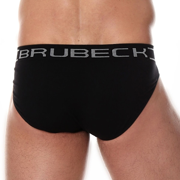 Trosor för män BRUBECK COMFORT COTTON Termoaktiva underkläder Olika Storlekar och Färger Svart M
