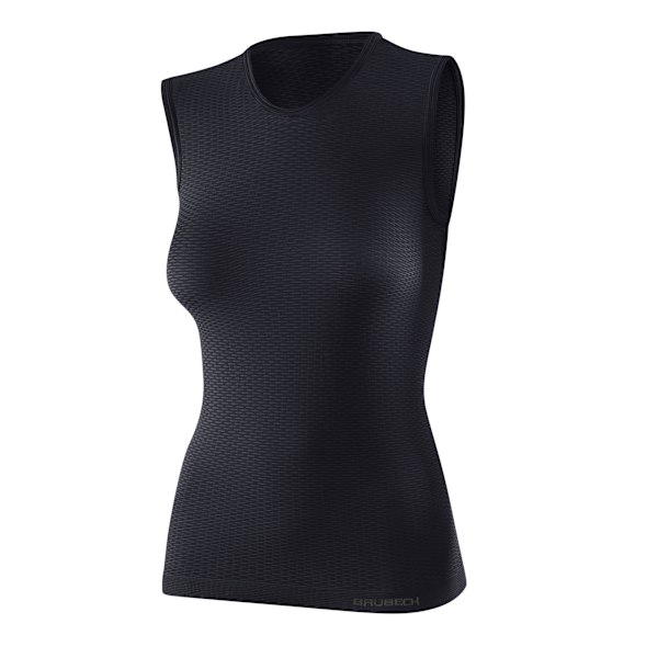 Linnen Brubeck BASE LAYER Termoaktiv Ärmlös T-shirt UNISEX Grafit M