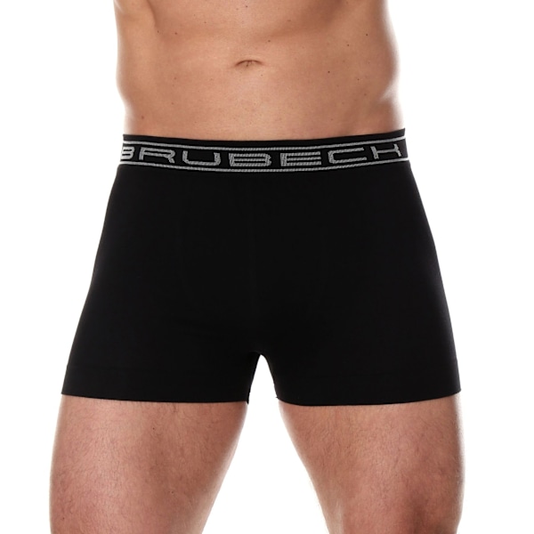 Boxershorts för män BRUBECK COMFORT COTTON Termoaktiva underkläder  Olika Storlekar och Färger Svart L