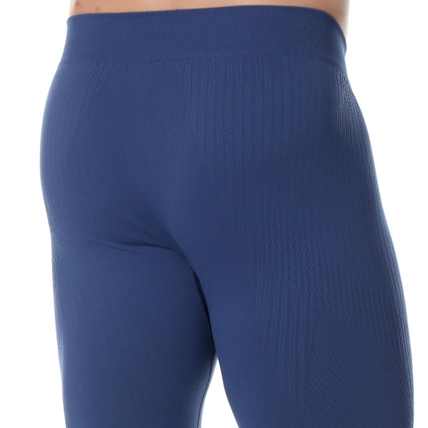 Byxor för herrar Brubeck EXTREME THERMO Termoaktiva leggings med långt ben Mörk blå M