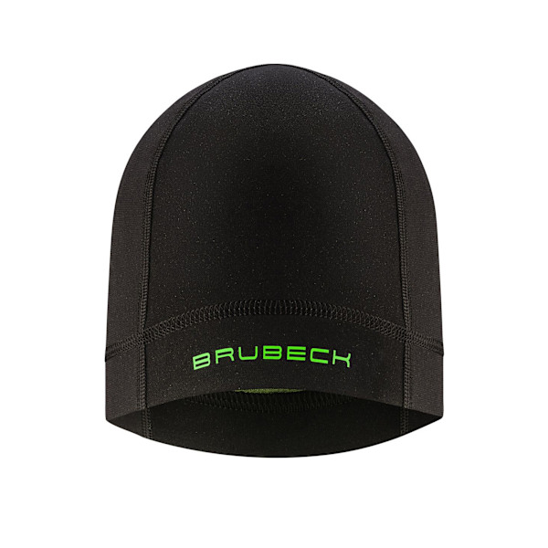 Termoaktiva underkläder för barn BRUBECK DRY Junior Fotbollsset med mössa Svart-neon 152/158