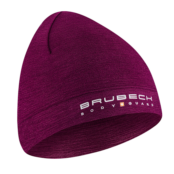 Termoaktiv Mössa Brubeck Extreme Wool Merinoull UNISEX Plommon M