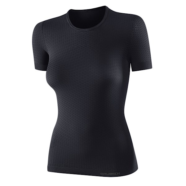 Kortärmad termoaktiv T-shirt Brubeck Base Layer UNISEX Grafit XXL
