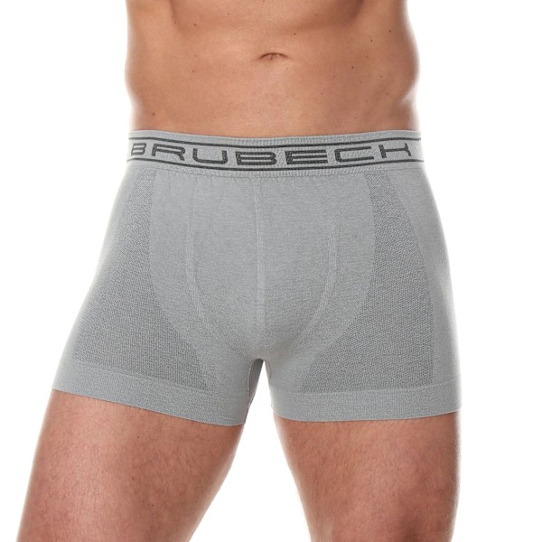 Boxershorts för män BRUBECK COMFORT COTTON Termoaktiva underkläder  Olika Storlekar och Färger Grå S