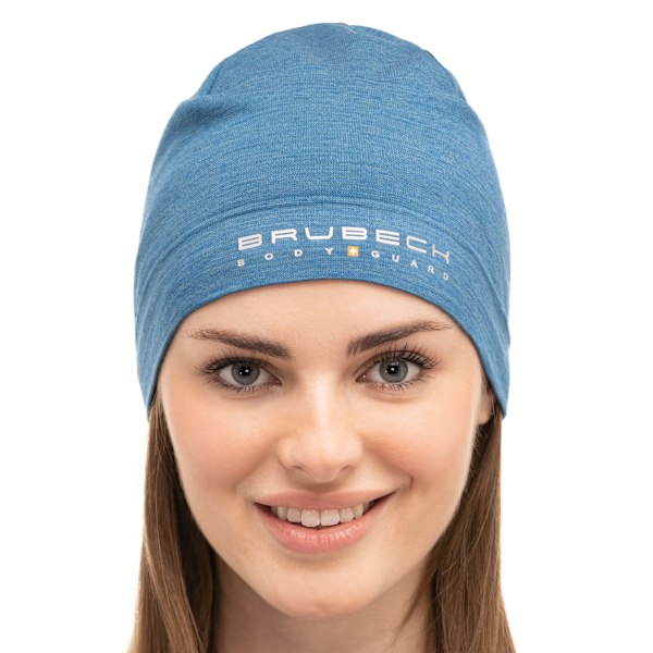 Termoaktiv Mössa Brubeck Extreme Wool Merinoull UNISEX Denim M