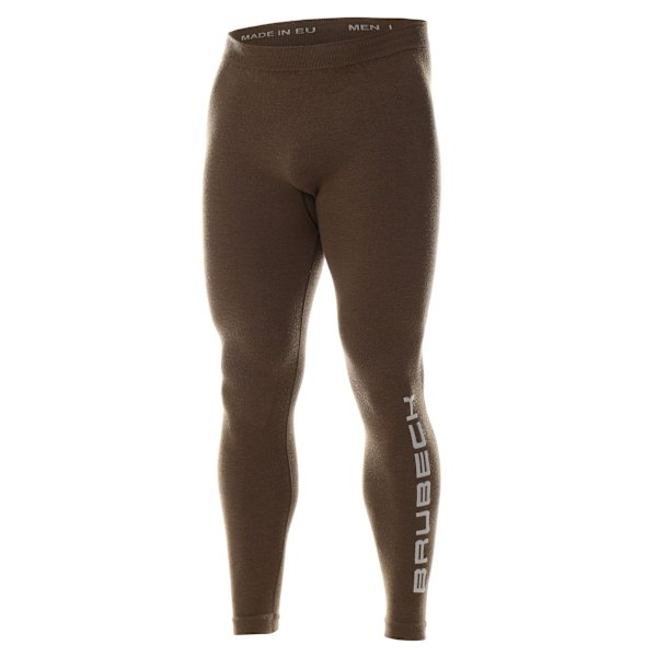 Herrbyxor Brubeck RANGER WOOL Leggings termoaktiv Merinoull för skogen khaki M