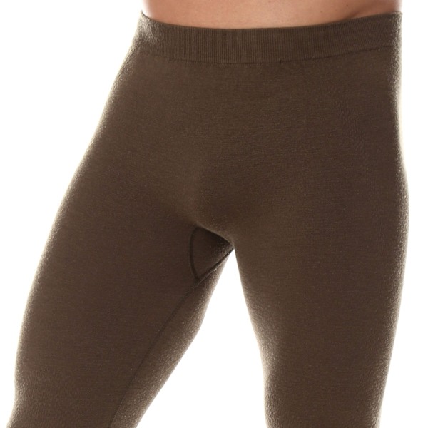 Herrbyxor Brubeck RANGER WOOL Leggings termoaktiv Merinoull för skogen khaki M