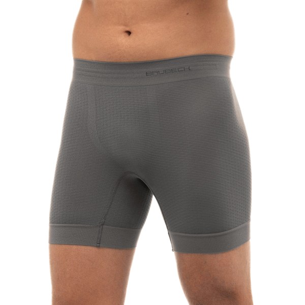 Boxershorts för män Brubeck BASE LAYER Termoaktiva underkläder Grå S