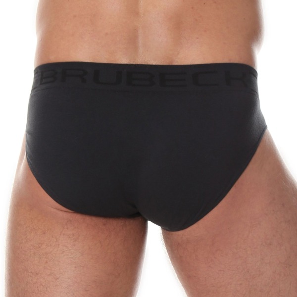 Trosor för män BRUBECK COMFORT COTTON Termoaktiva underkläder Olika Storlekar och Färger Mörk grafit L