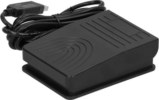 Professionel bærbar USB-fodpedal - computerfodkontakt lavet af ABS-materiale.