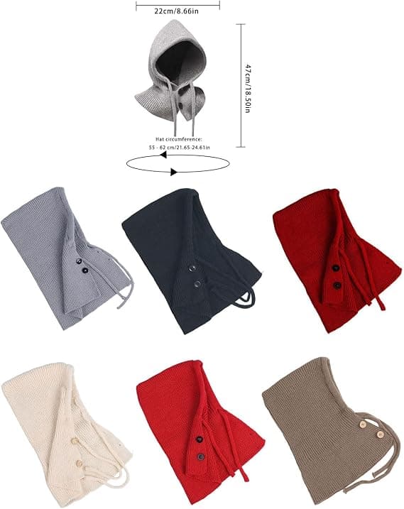 Mössa och halsduk set varmt öronskydd tunn polyester kallt väder unisex design vintermössa och halsduk set