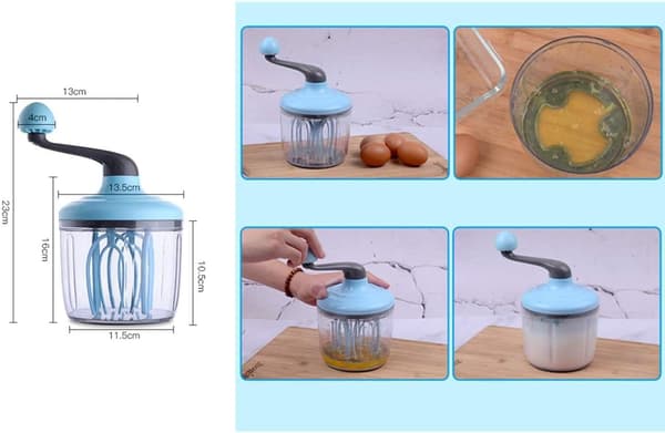 Manuell äggvisp, 1000ml hushållsmixer