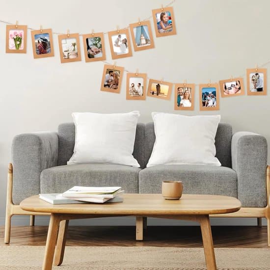 Fotorammer - brunt papir - 20 stk - DIY fotorammer