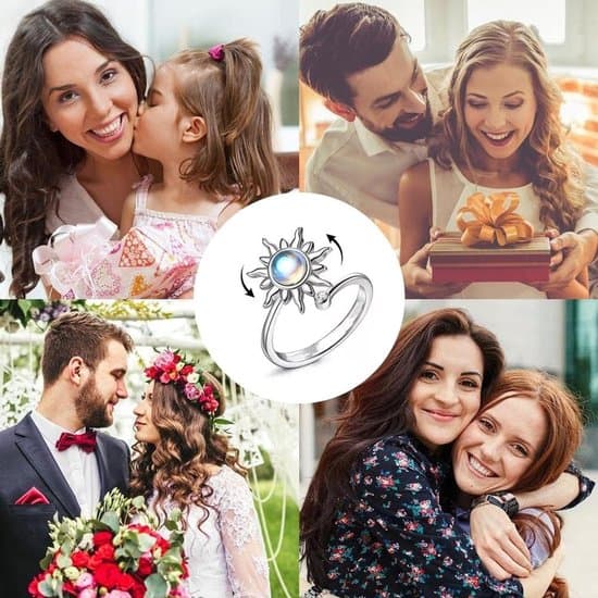 Fidget ring blomst - Angstring - Anti-stress - Anti-angst - Stressring - Fidget ring - Pakke med 5