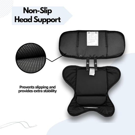 Universal Baby Safety Insert – Hoved- og kropsstøtte – Sidebeskyttelse – Sort babynest til autostole