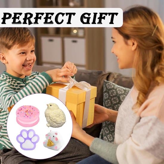 Fidge Fidget Leker - 4 Stresslindrende og Sensoriske Fidget Leker - Festposefyll for Barn og Voksne