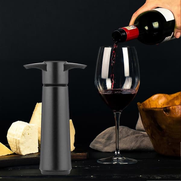Vinspararpump med 6 st Vakuumvinstoppar