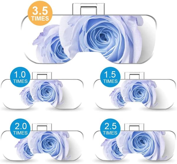 Hodebåndsforstørrelsesglass med LED-lys, håndfritt hodebåndsforstørrelsesglass