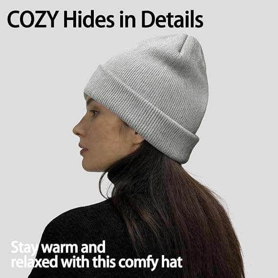 Magnetisk Öppning Hästsvansmössa för Kvinnor Vinterstickad Uppvikt Mössa Hög Hästsvans & Knuthår Kompatibel Skull Cap