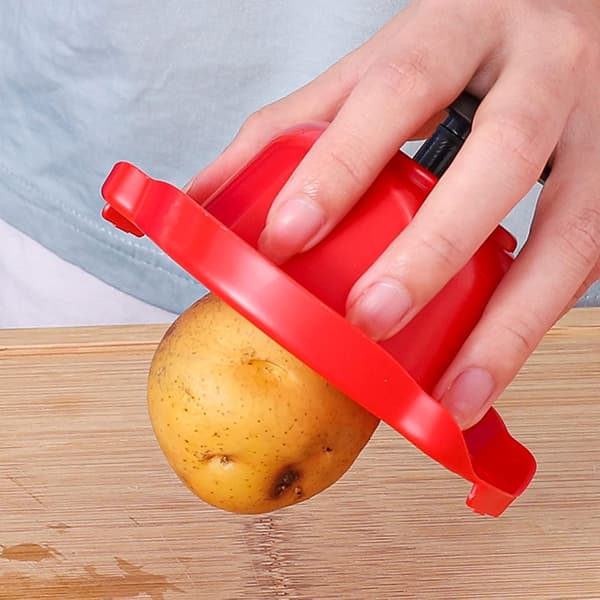 Kutterbeskyttelse Fingerbeskyttelse Mat Sikkerhetsstativ Potet Rivjern Fingerbeskyttelse