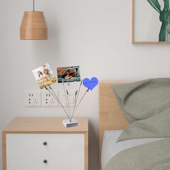 Sticky note holder – Træformet noteholder – Fotoholder – Trægrenformet memoblok – Skrivebordsmemoholder – Velegnet til bryllupper og fester