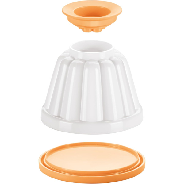 4 buddingforme - buddingkopper - kopper med låg - cremeforme - 150 ml - DIY - dessertfremstillingsværktøjer - 7 cm - hvid