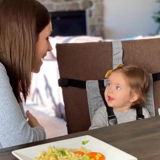 Sikkerhetssele - Stropper for babyreisesete - Sammenleggbare stropper for bilstoler - Stropper for bord- og reisebilstoler - 6-36 måneder - Grå