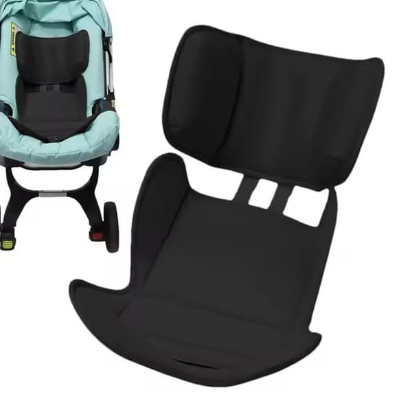 Universal Baby Safety Insert – Hoved- og kropsstøtte – Sidebeskyttelse – Sort babynest til autostole